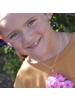 Cherished Moments Pink Daisy Earrings {S. Silver}