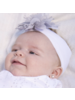 Cherished Moments White Pearl Button Earrings  {S. Silver}