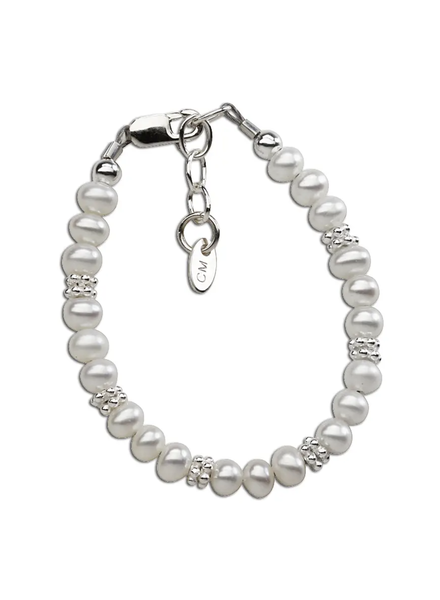 Cherished Moments Pearl Bracelet {Sterling Silver}