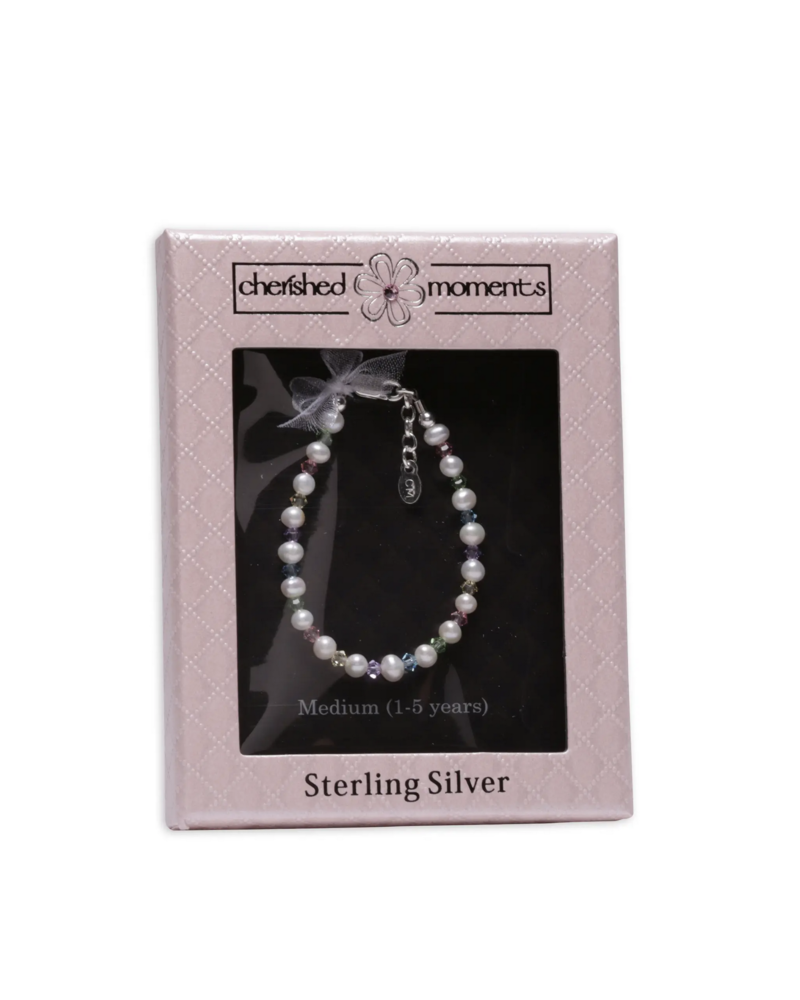 Cherished Moments Pearl Bracelet {Sterling Silver}