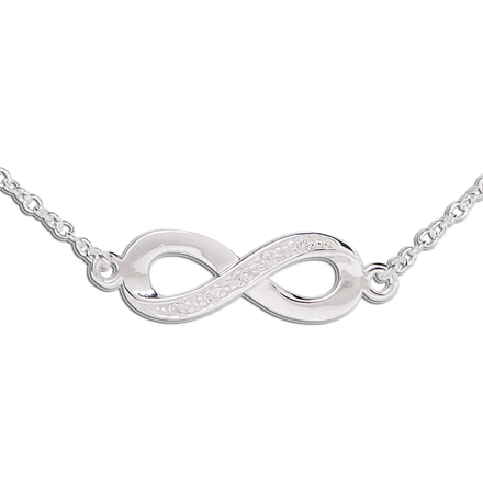 Cherished Moments Mom & Daughter Best Friend Infinity Necklace {S. Silver}