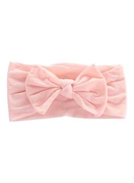 Mila and Rose Nylon Bow Headband {Ballerina Pink}