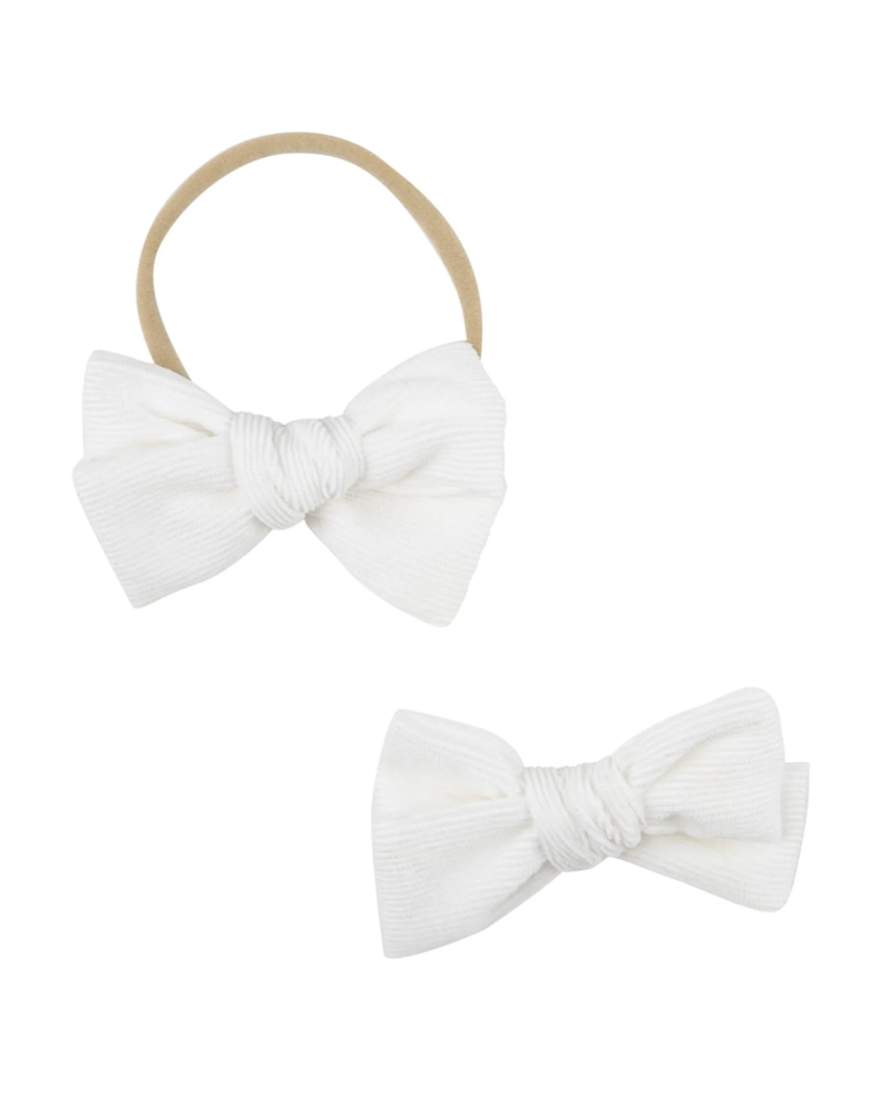 Mila and Rose Corduroy Bow Headband {4 Color Options}