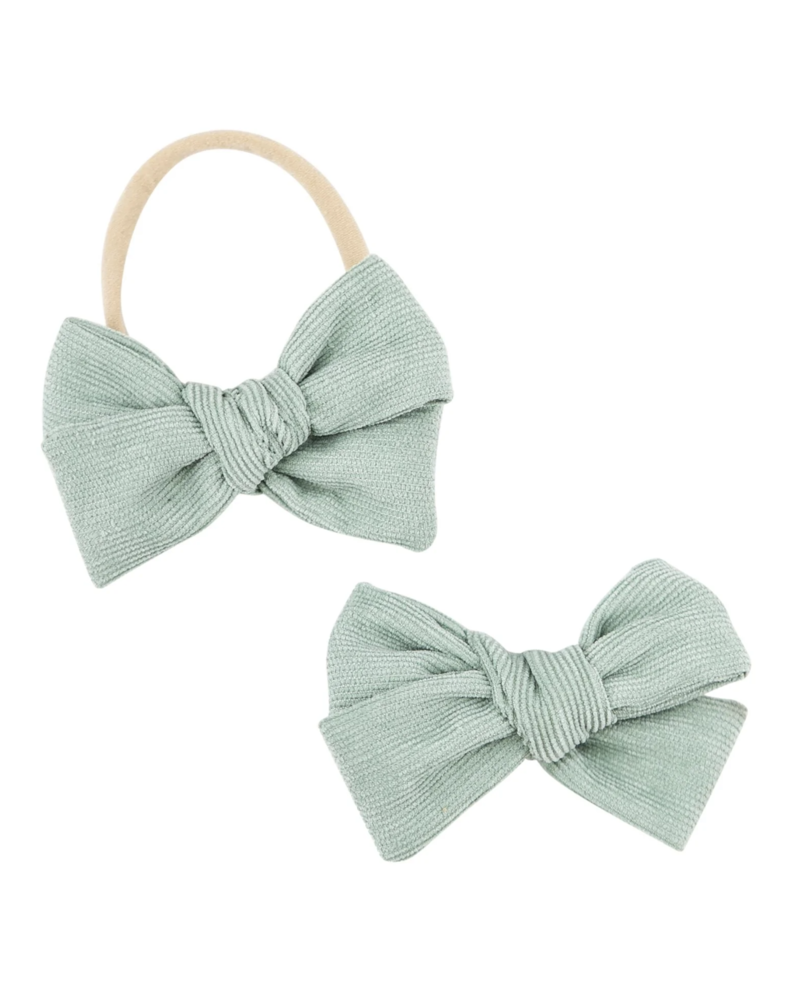 Mila and Rose Corduroy Bow Headband {4 Color Options}