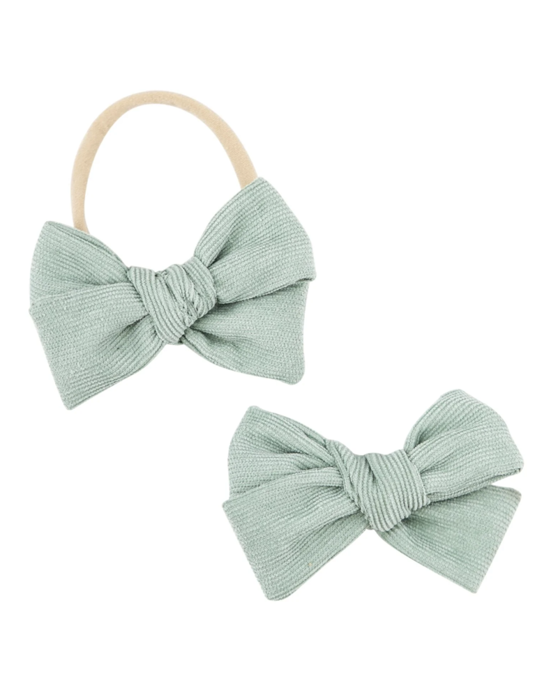 Mila and Rose Corduroy Bow Headband {5 Color Options}