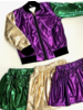 Belle Cher Metallic Mardi Gras Jacket