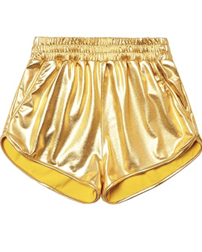 Blended Spirits Metallic Shorts {Gold}