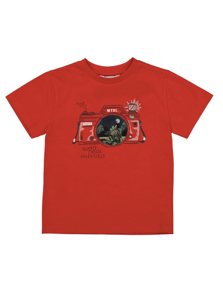 Mayoral Basic T-shirt {Red}
