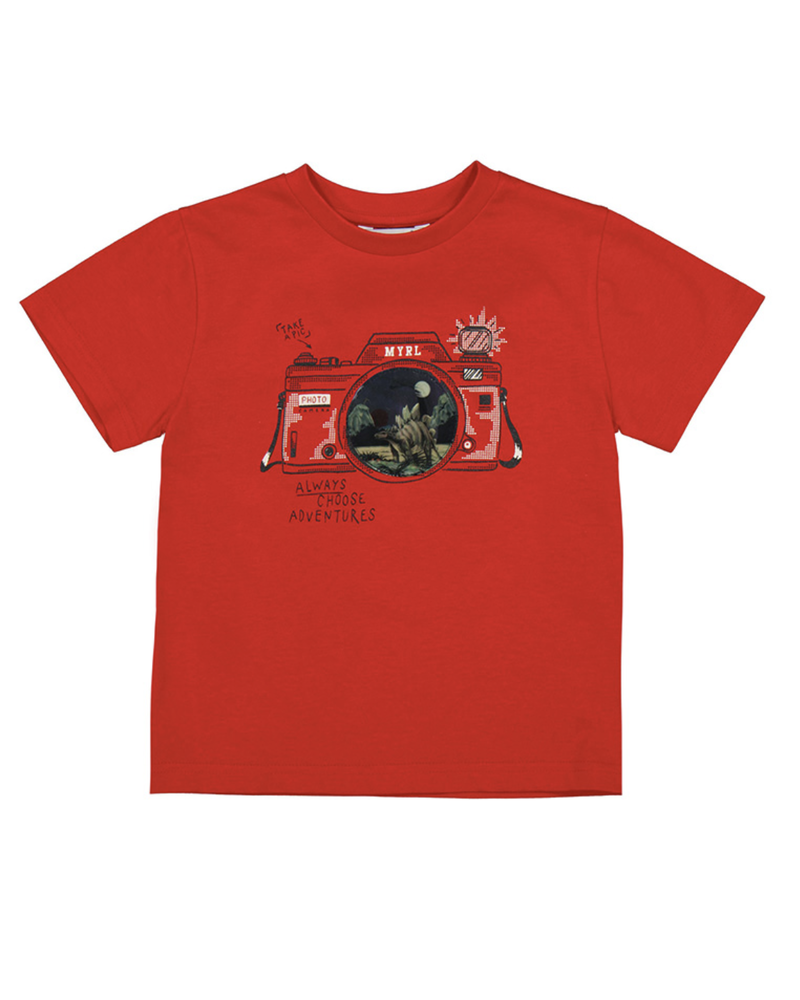Mayoral Basic T-shirt {Red}