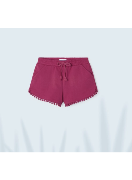 Mayoral Chenille Shorts {Hibiscus}