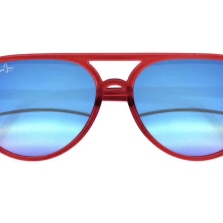 Hunter Lou The Aviator Kids Sunny {Radiant Red}
