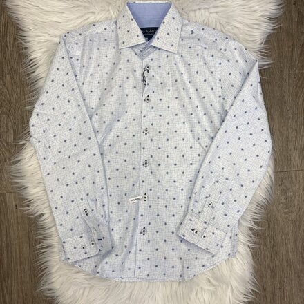 L/S Dress Shirt {Azurre Seed Print}