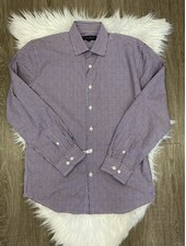 L/S Dress Shirt {Wine/Ryl Gingham Check }