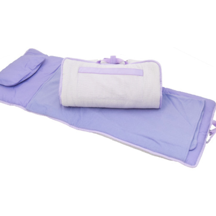 Seersucker Napmat {Lilac/White}