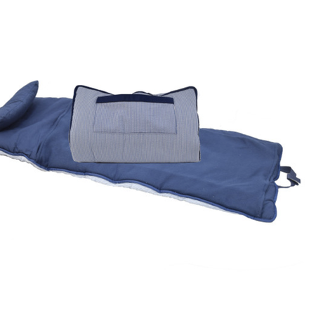 Seersucker Napmat {Navy/White}