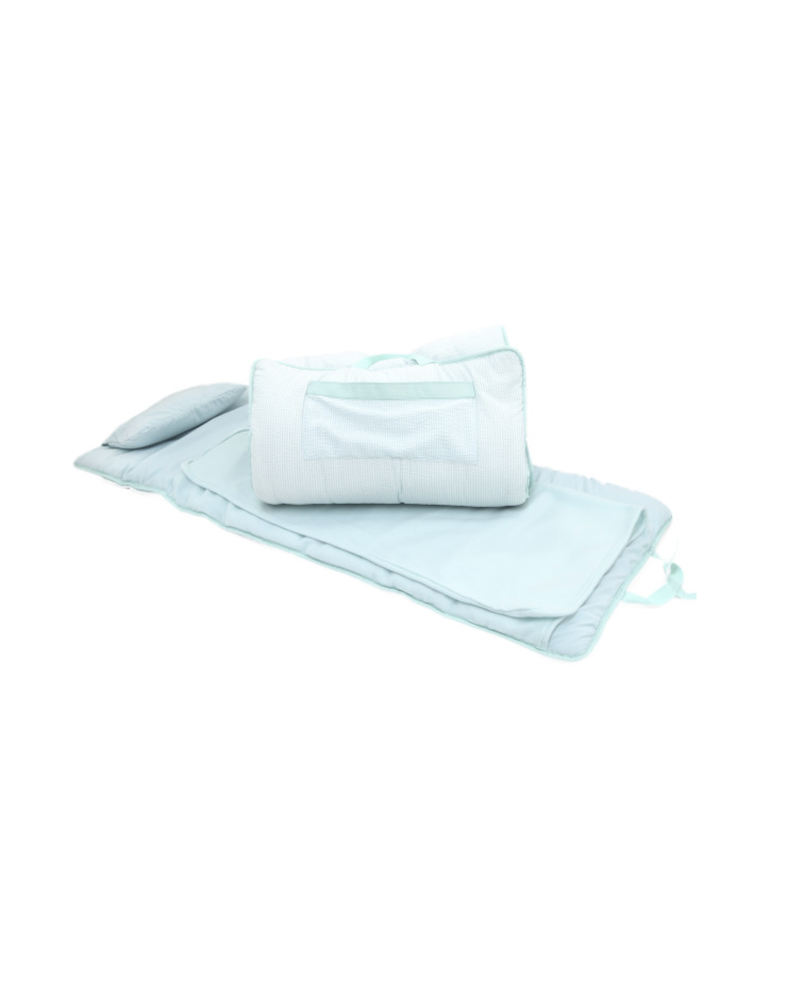 Seersucker Napmat {Mint/White}