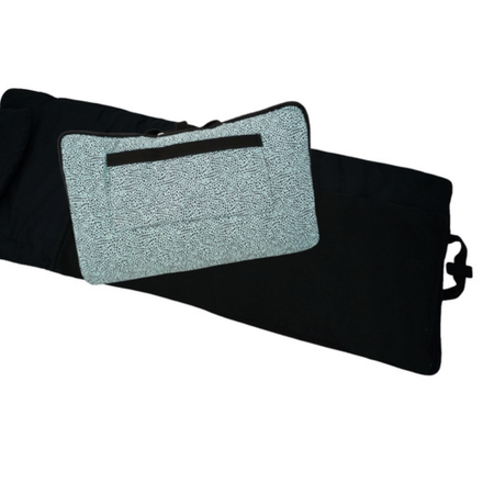 Seersucker Napmat {Aqua Cheetah}