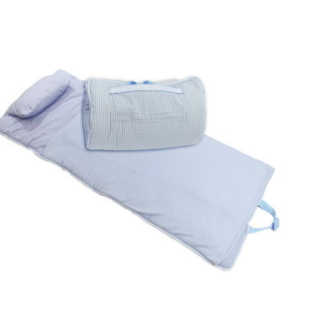 Gingham Napmat {Baby Blue/White}