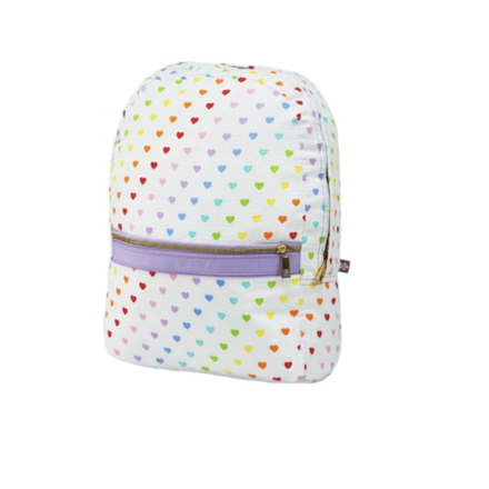 Seersucker Backpack {Tiny Hearts}