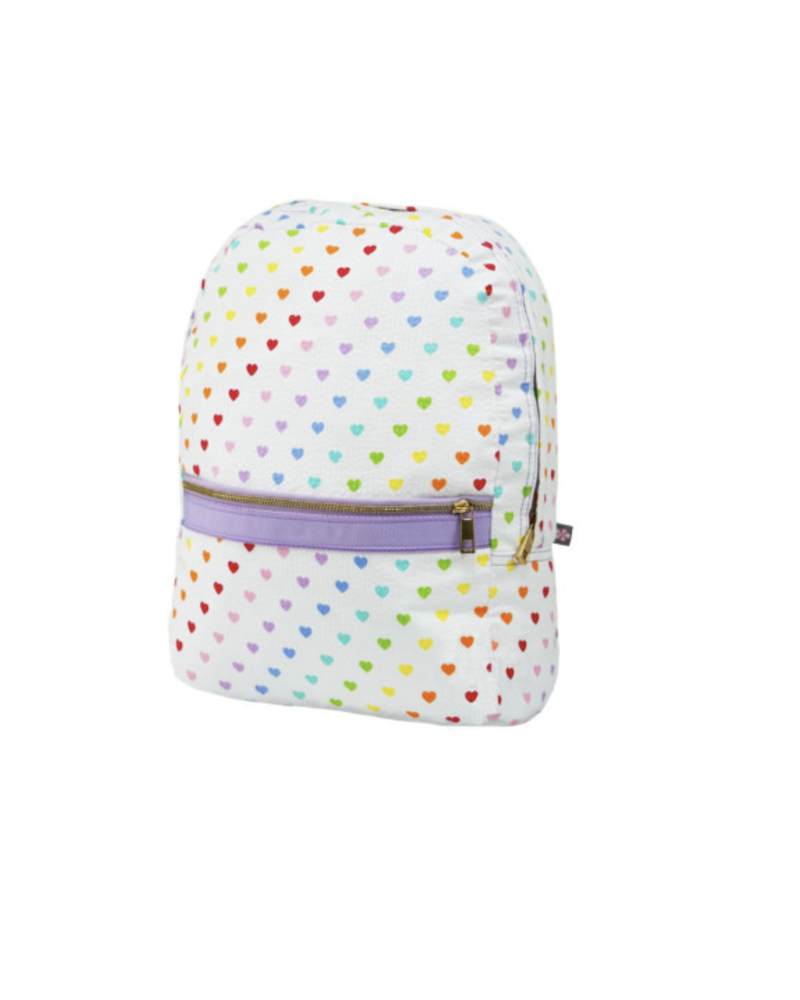 Seersucker Backpack {Tiny Hearts}