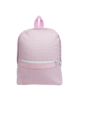 Gingham Backpack {Pink}