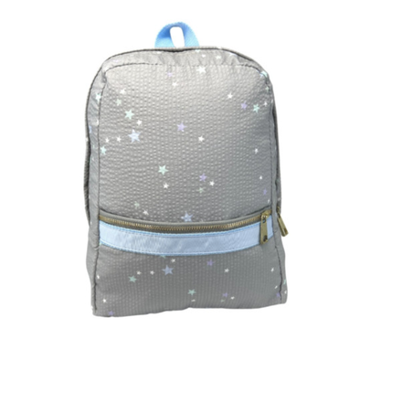 Seersucker Backpack {Little Stars}