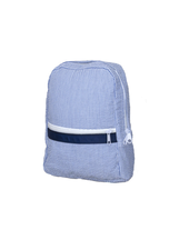Seersucker Backpack {Navy}
