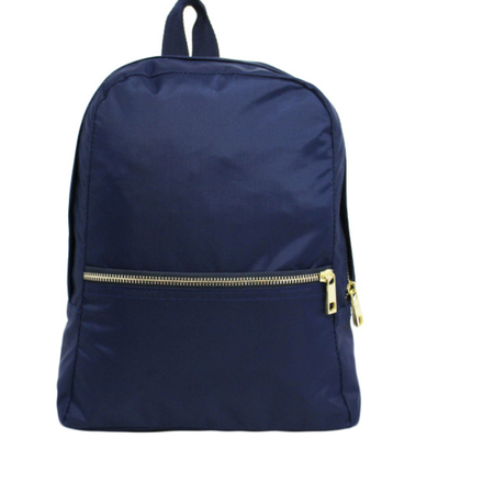 Nylon Backpack {Navy Brass}