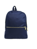 Nylon Backpack {Navy Brass}