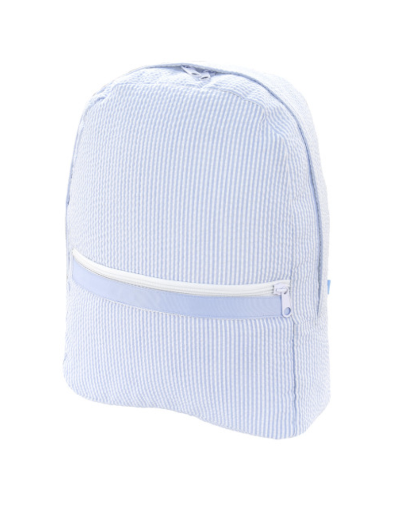 Seersucker Backpack {Baby Blue}