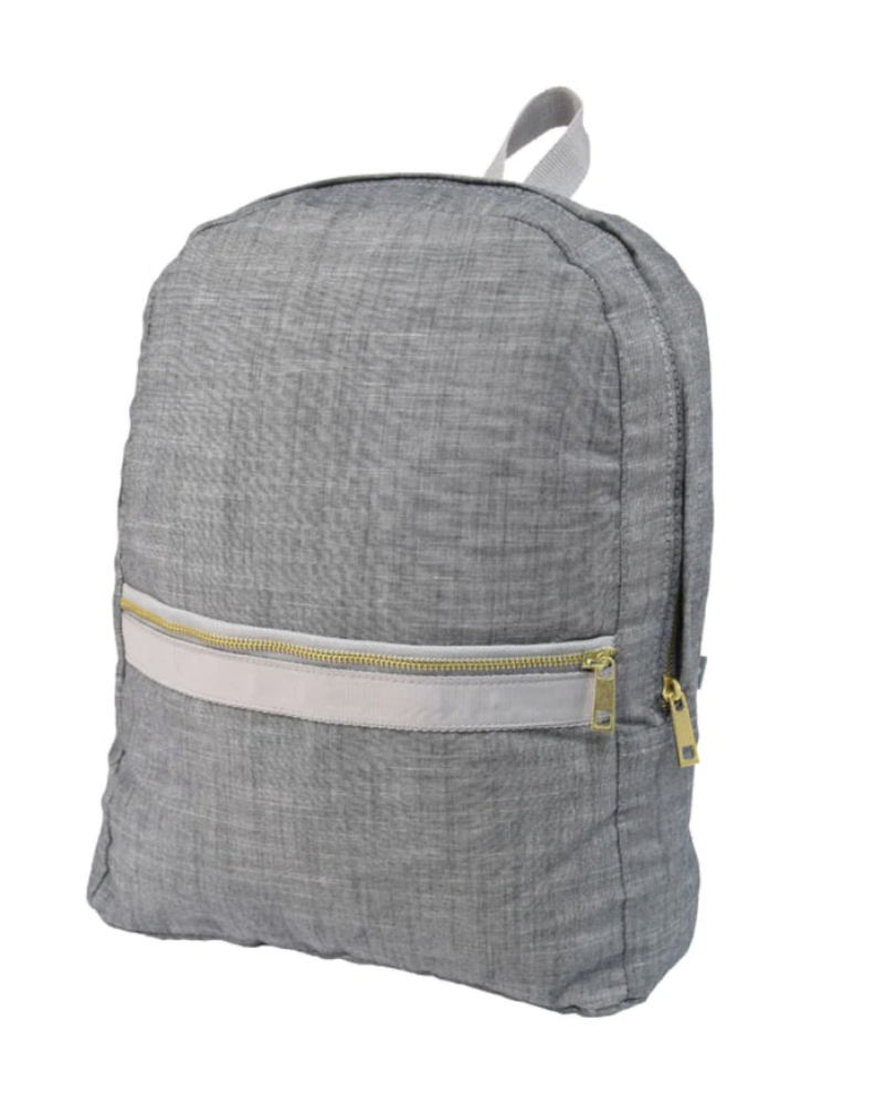 Chambray Backpack {Grey}