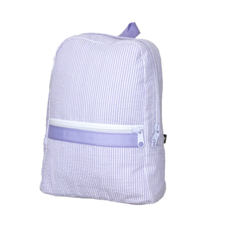 Seersucker Backpack {Lilac}