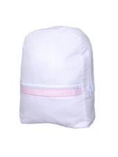 Seersucker Backpack {Pink}