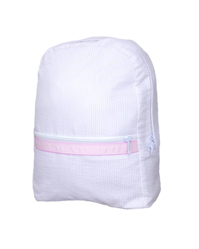 Seersucker Backpack {Pink}