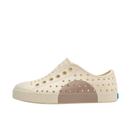 Native Shoes Jefferson Block {Bone White w/ Bone White/Flax Circle