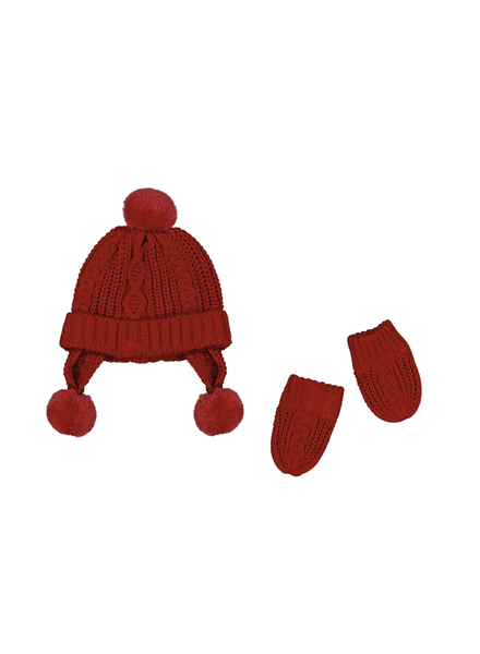 Mayoral Hat and Mittens {Cherry}