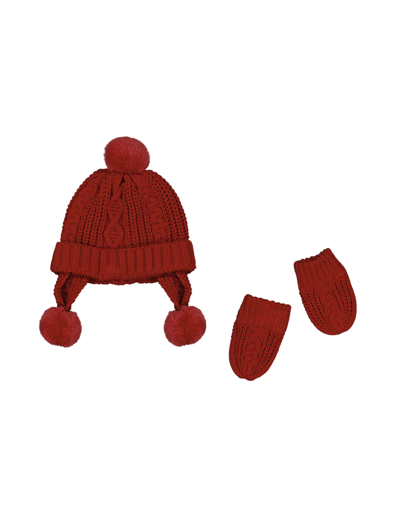 Mayoral Hat and Mittens {Cherry}