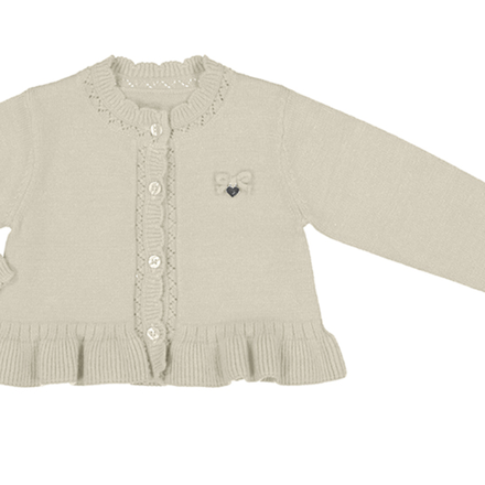 Mayoral Knit Cardigan {Ivory}