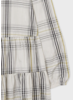 Mayoral Plaid Ruffled Dress {Ivory/Blk/Citron} Tween