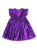 Belle Cher Metallic Dress {Purple}