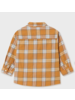 Mayoral Checked L/S Button Shirt {Orange/Blue} F23