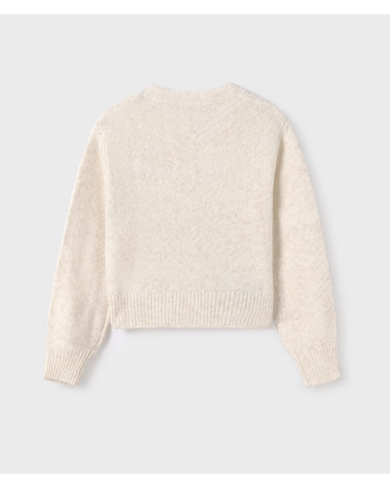 Mayoral Knit Sweater Tween {Ivory}