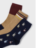 Mayoral 3 Pk Socks {Navy}