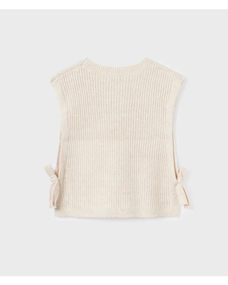 Mayoral 7314 Knitting Vest {Ivory} Tween