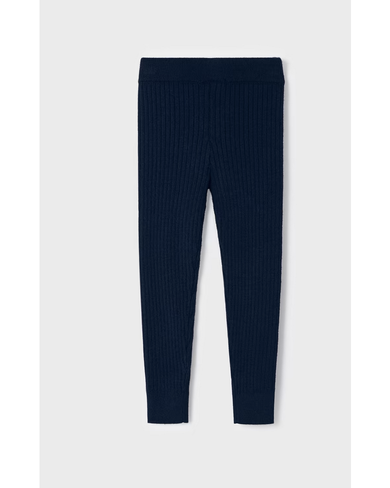 Mayoral Ribbed Leggings {Navy}