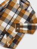 Mayoral Plaid L/S Button Shirt {Rust/Nvy/Wht}