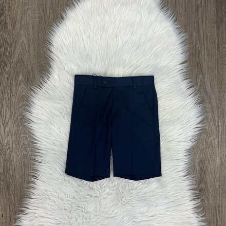 Slim Fit Dress Shorts {Ink Blue}