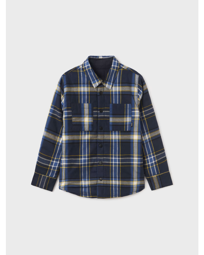 Mayoral Reversible Lightweight Jacket {Navy/Yellow} Tween