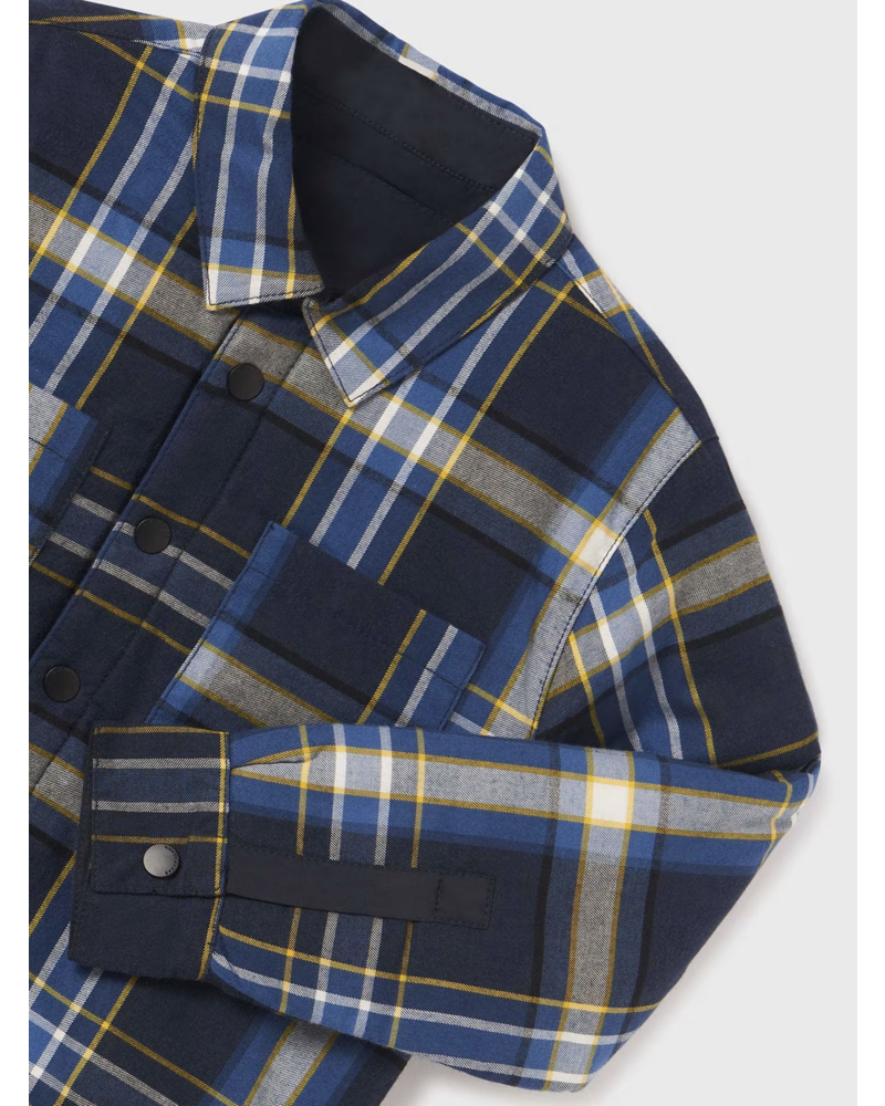 Mayoral Reversible Lightweight Jacket {Navy/Yellow} Tween