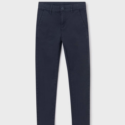Mayoral Twill Basic Trouser {Navy} Tween